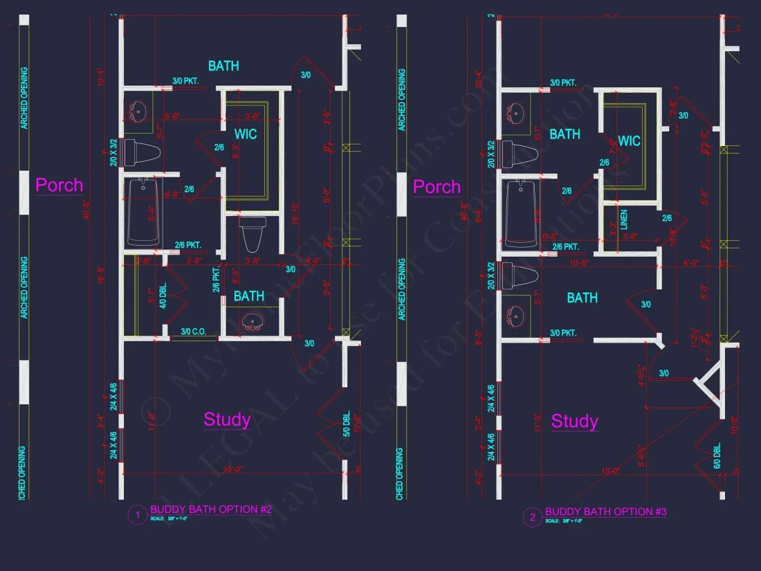 European house Floor Plan: 2 Bed, 2498 Sq Ft Blueprint