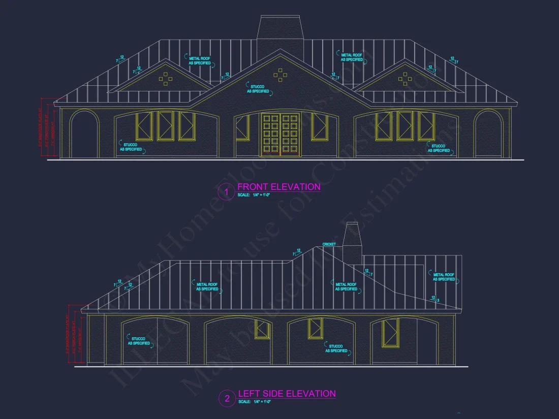 European house Floor Plan: 2 Bed, 2498 Sq Ft Blueprint