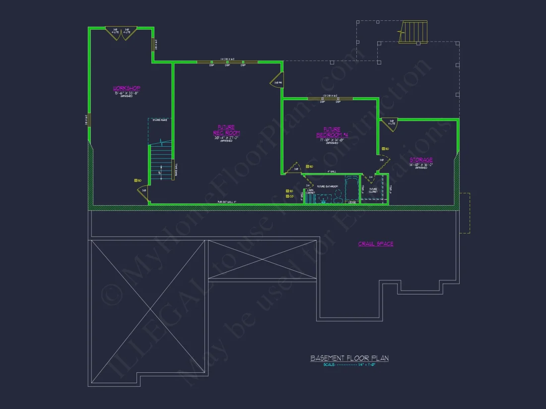 Stunning house Plan Blueprint with Floor Designs and CAD