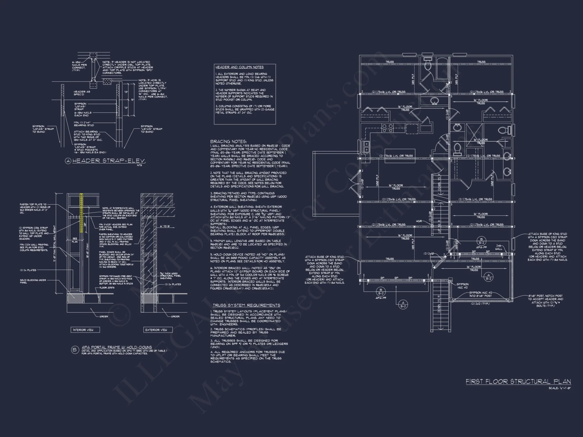 Coastal 2.5-Story house Plan: 4 Bed, 3 Bath, Open Floor