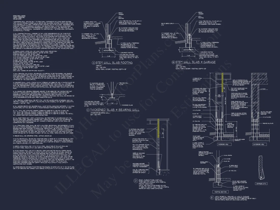 Traditional house Floor Plan: 4 Bed, 3 Bath, 2-Story Blueprint