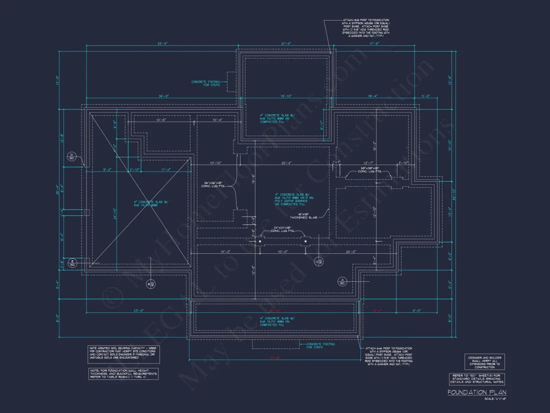 Traditional house Floor Plan: 4 Bed, 3 Bath, 2-Story Blueprint