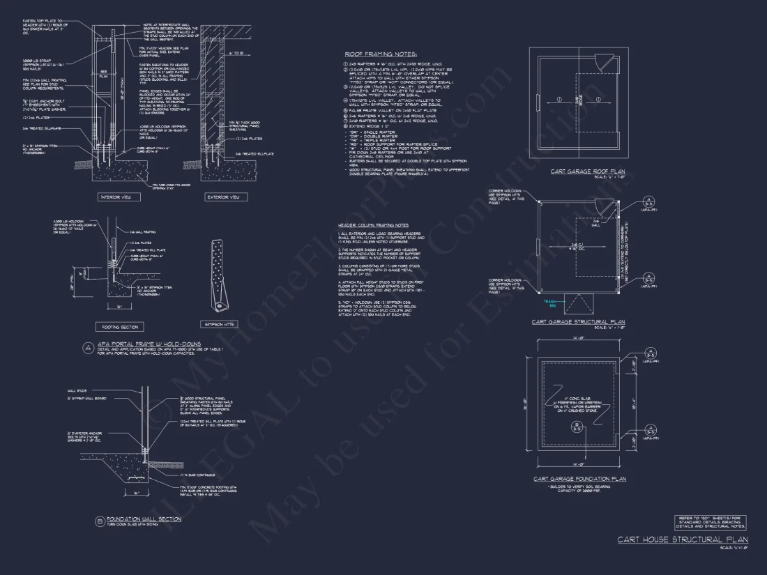 Coastal 2-Story house Plan: 4 BR, Island, CAD Blueprint