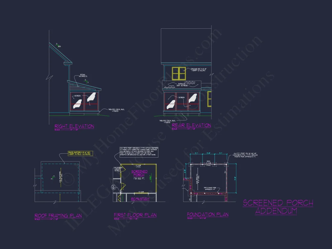 Explore a Traditional 2.5-Story house Plan with CAD Designs