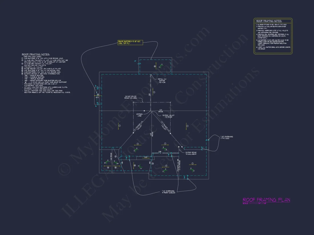 Explore a Traditional 2.5-Story house Plan with CAD Designs