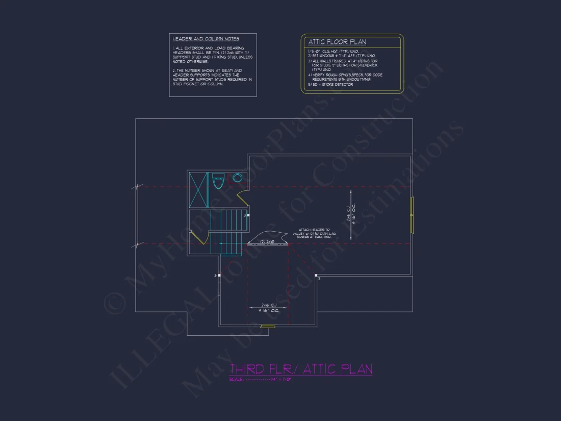 Explore a Traditional 2.5-Story house Plan with CAD Designs