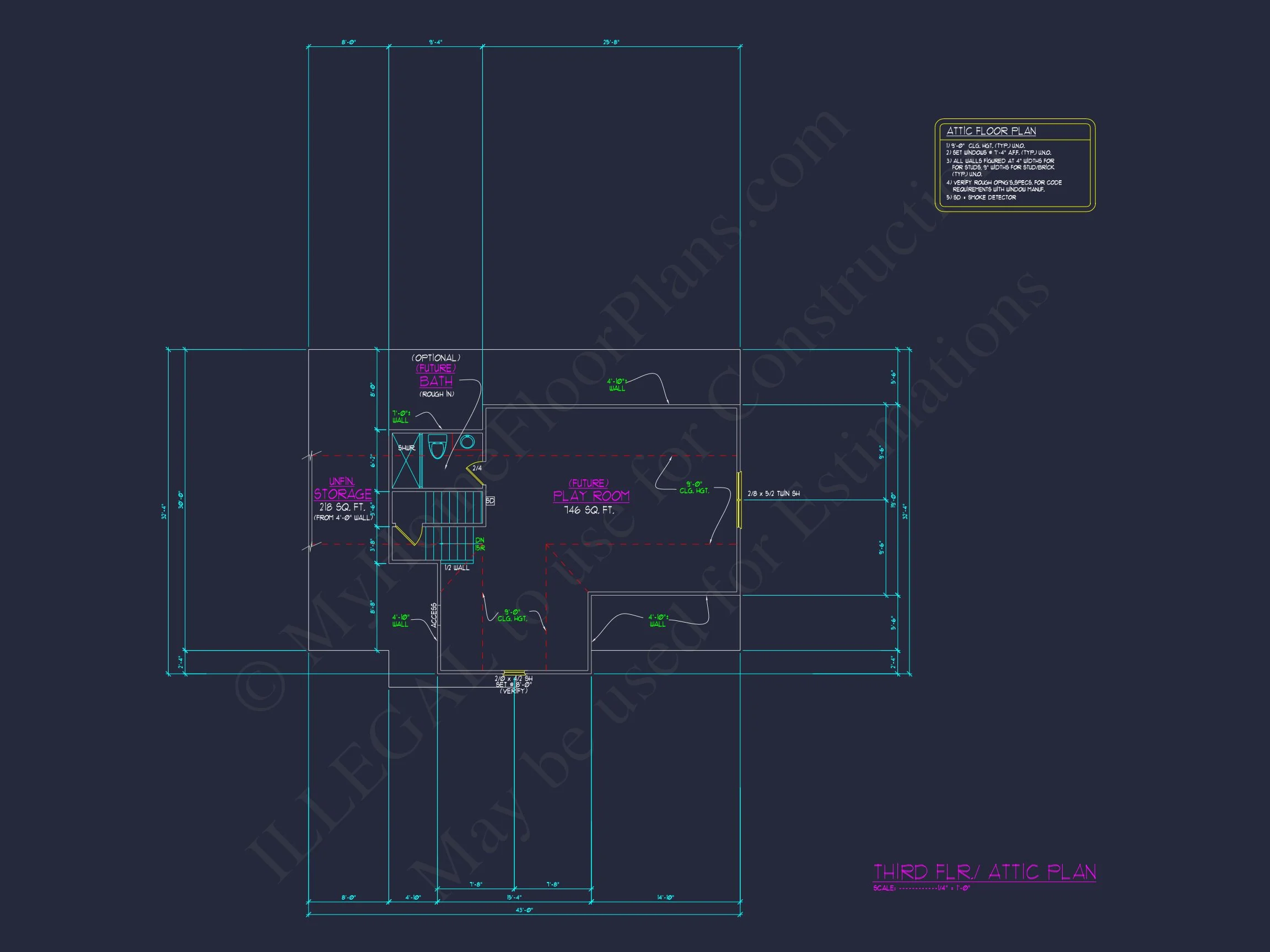 Explore a Traditional 2.5-Story house Plan with CAD Designs