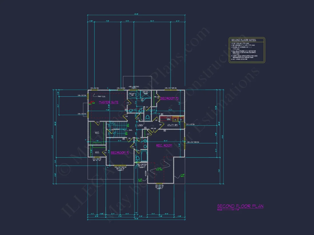 Explore a Traditional 2.5-Story house Plan with CAD Designs