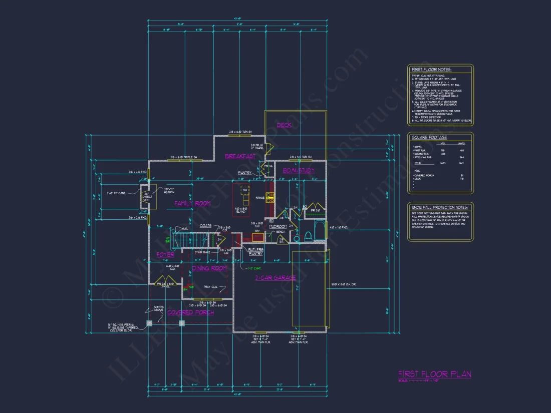 Explore a Traditional 2.5-Story house Plan with CAD Designs
