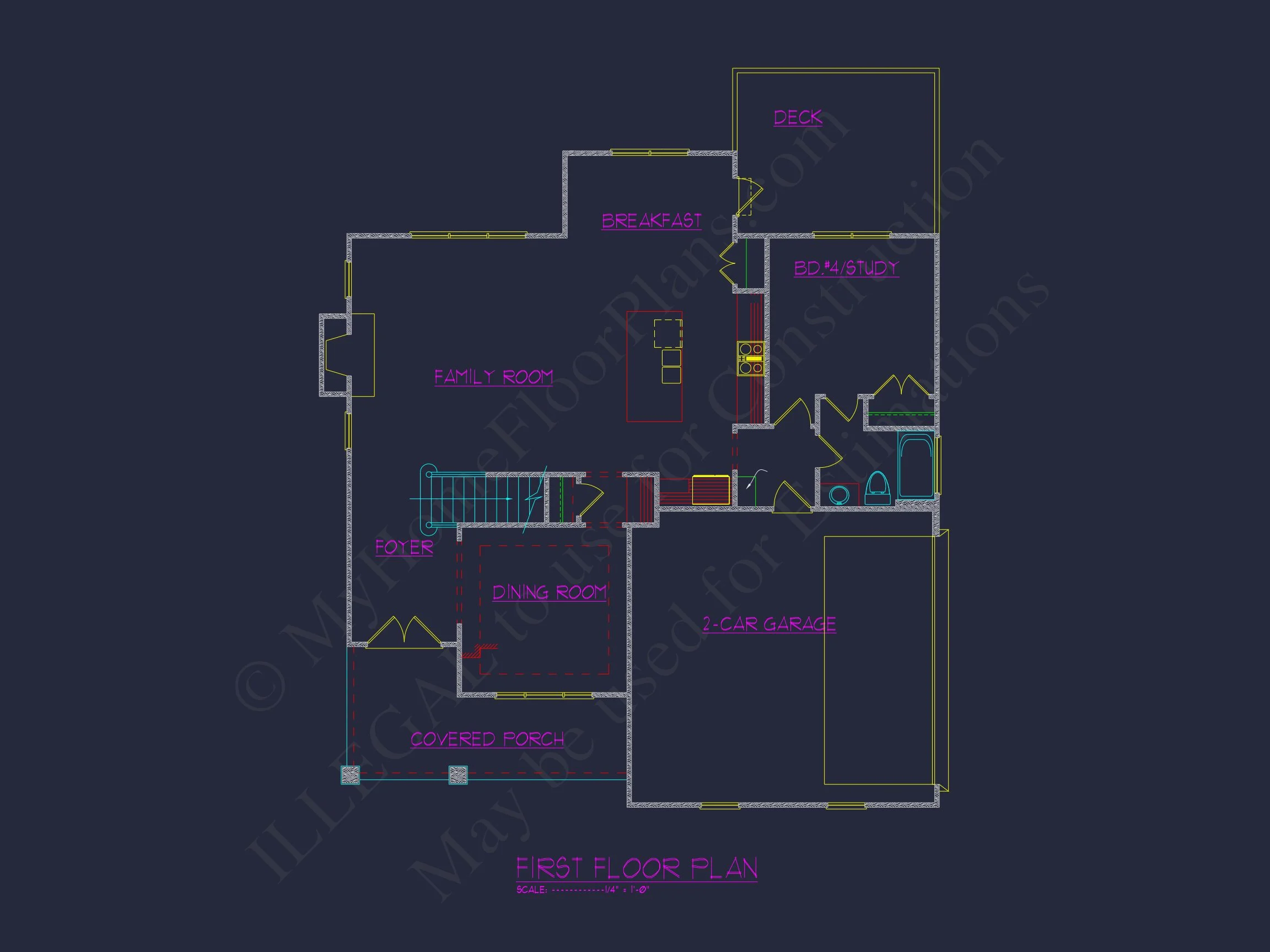 Explore a Traditional 2.5-Story house Plan with CAD Designs