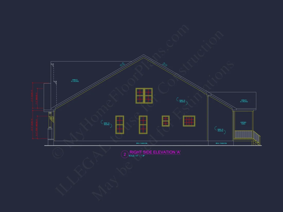 Charming house Plan with Detailed Floor Designs and CAD Blueprints