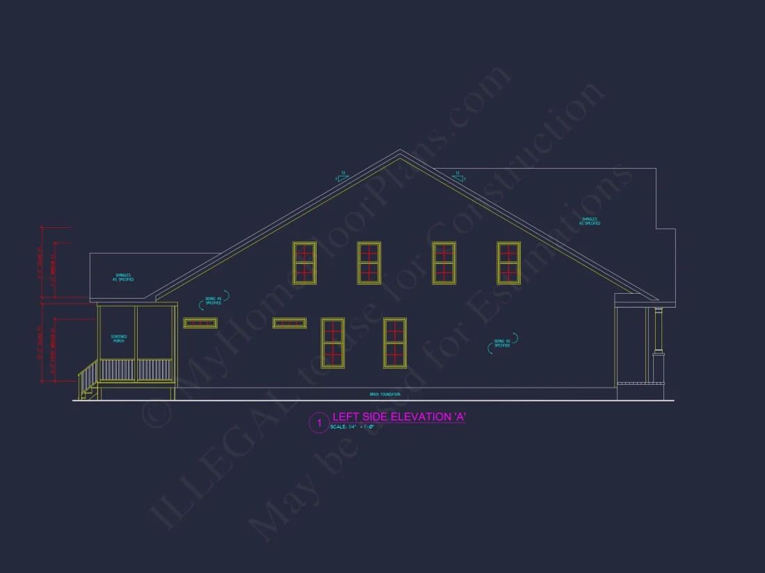 Charming house Plan with Detailed Floor Designs and CAD Blueprints