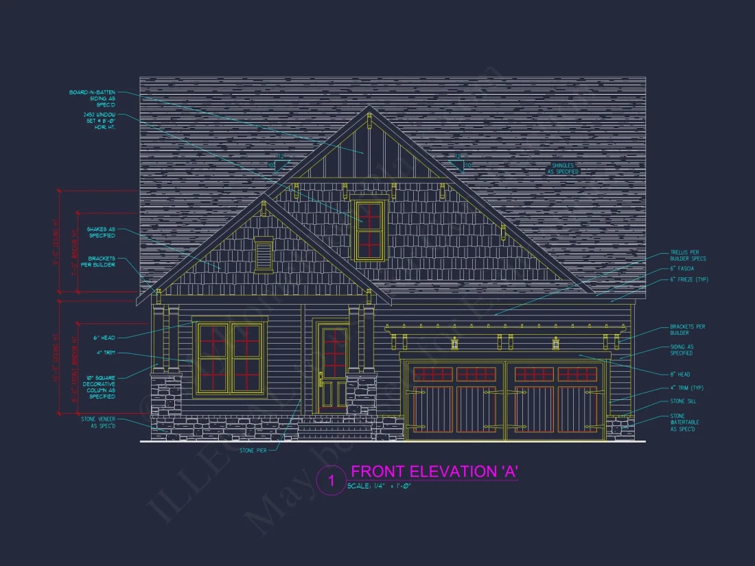 Charming house Plan with Detailed Floor Designs and CAD Blueprints