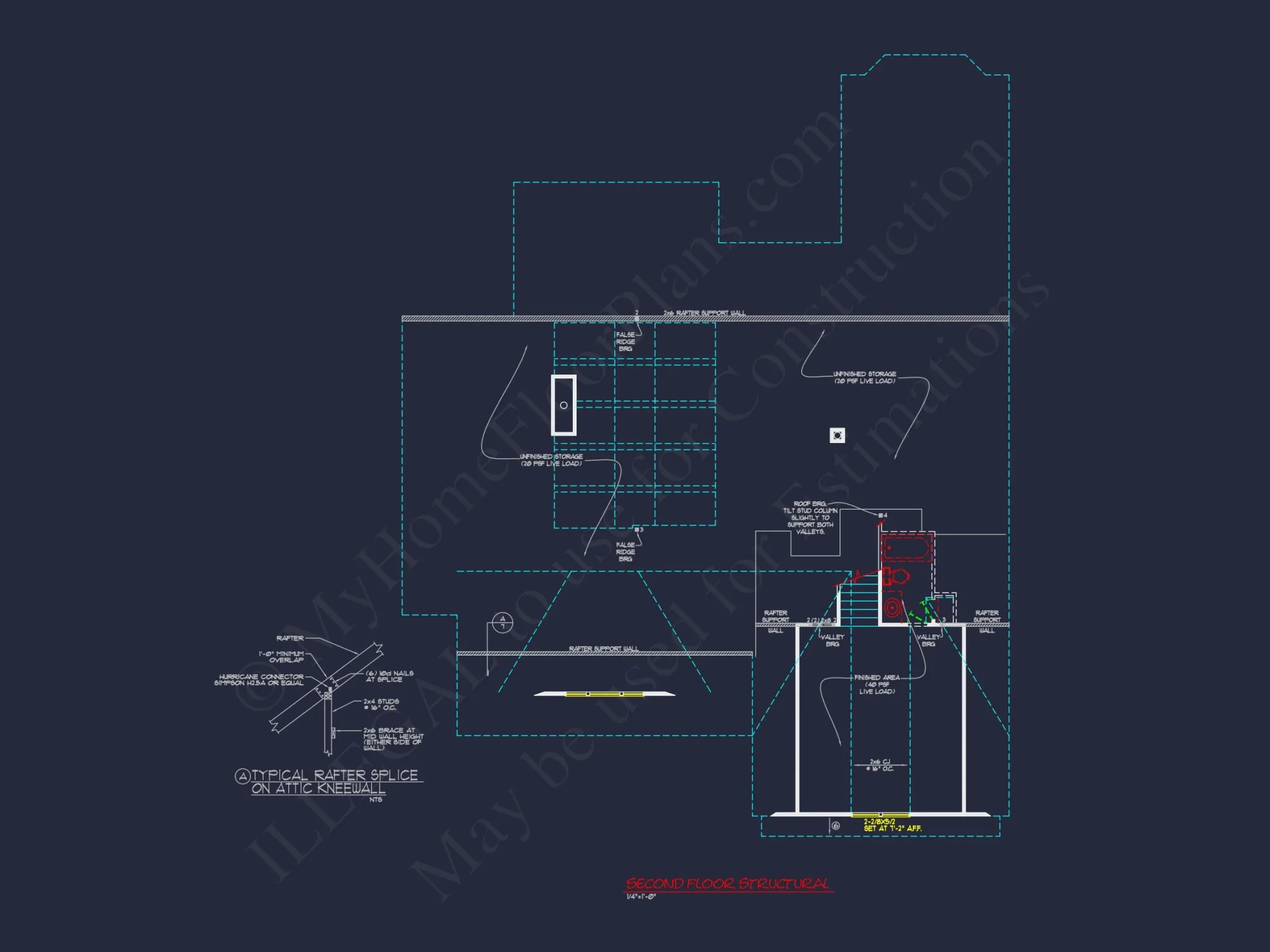 Craftsman house Plan: Detailed CAD Blueprint and Floor Design