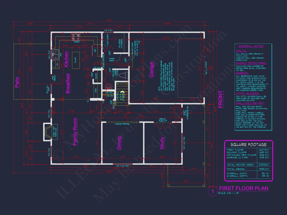 Effortless house Design Plan to Achieve 3-Story Blueprints