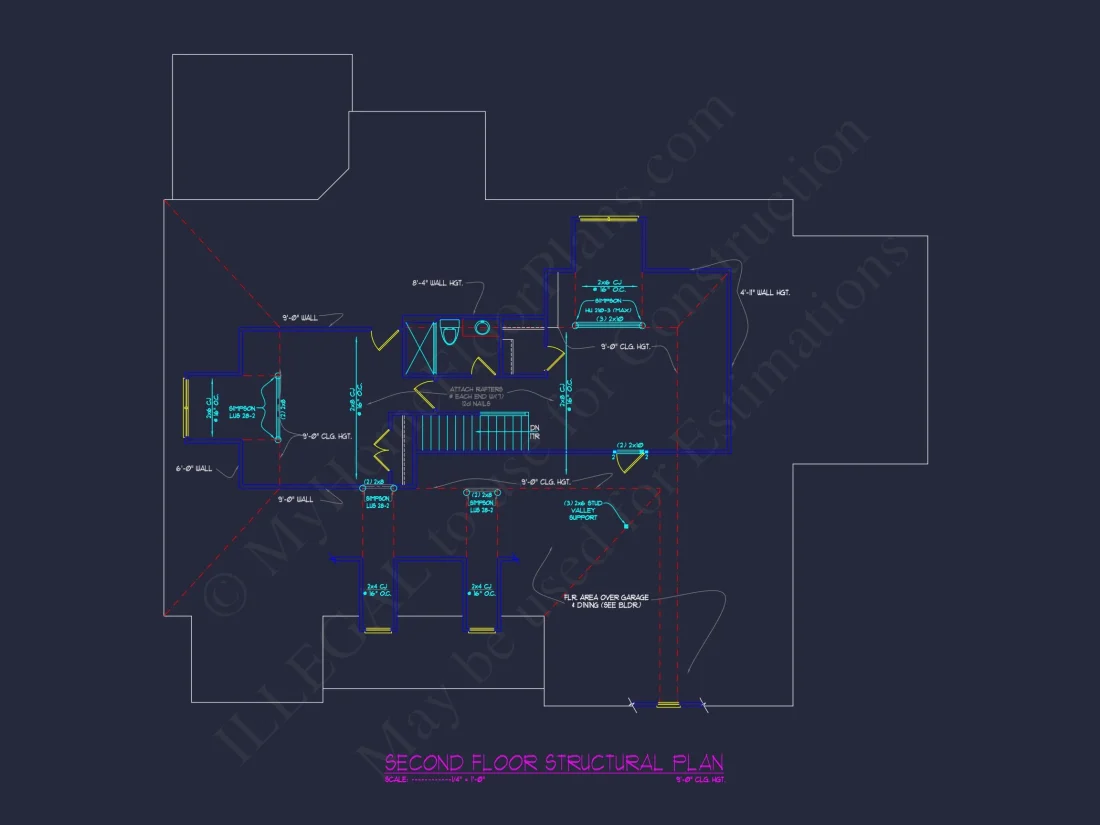 Stunning Architectural house Floor Plan with CAD Design