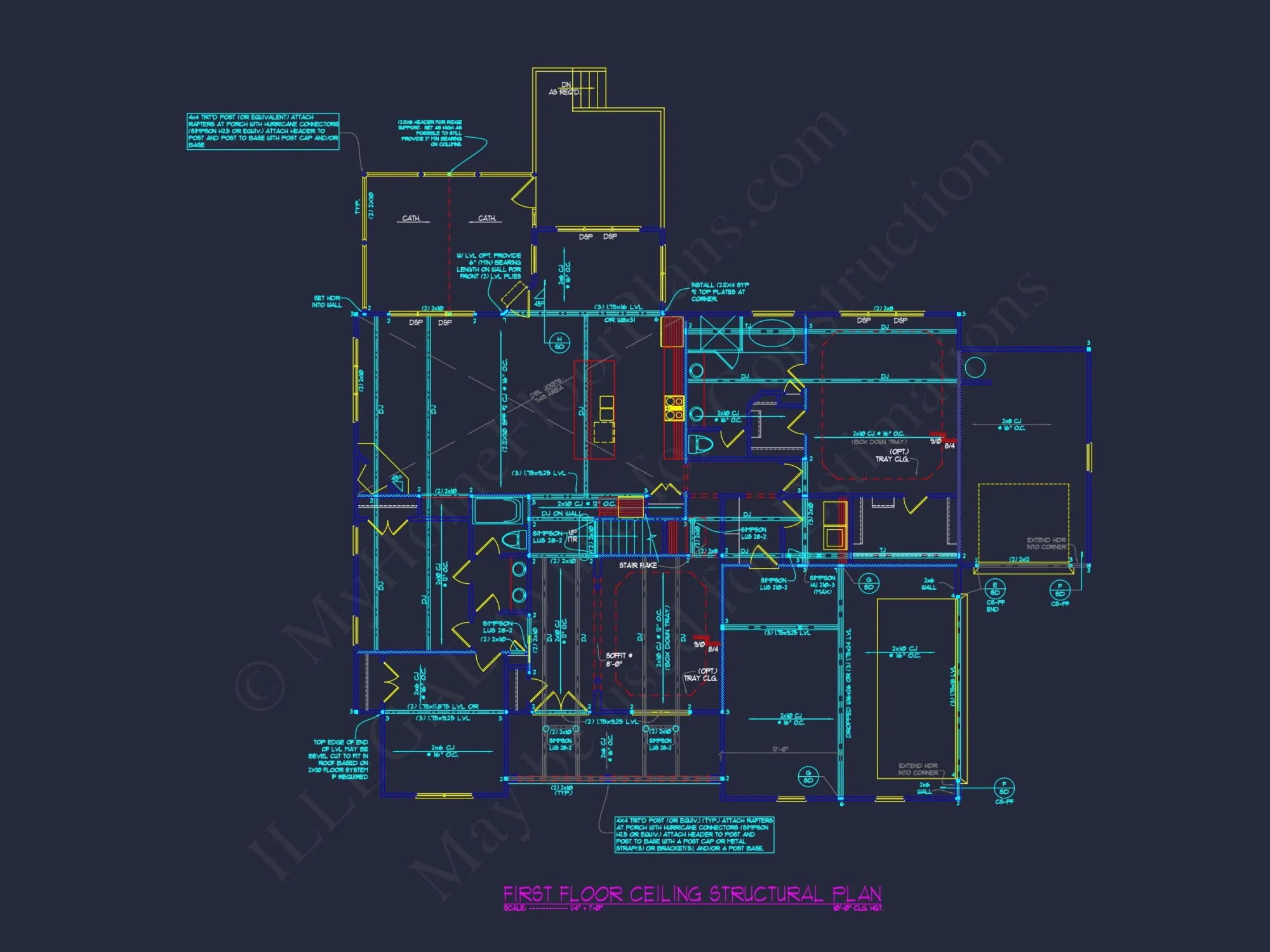 Stunning Architectural house Floor Plan with CAD Design