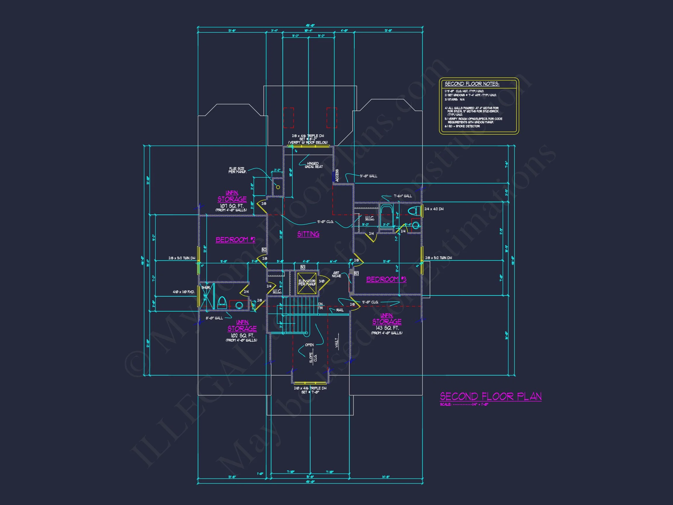 Custom house Plan with 3 Floors – CAD Architectural Designs