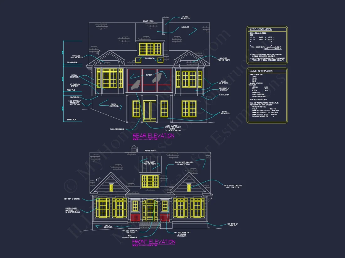 Custom house Plan with 3 Floors – CAD Architectural Designs