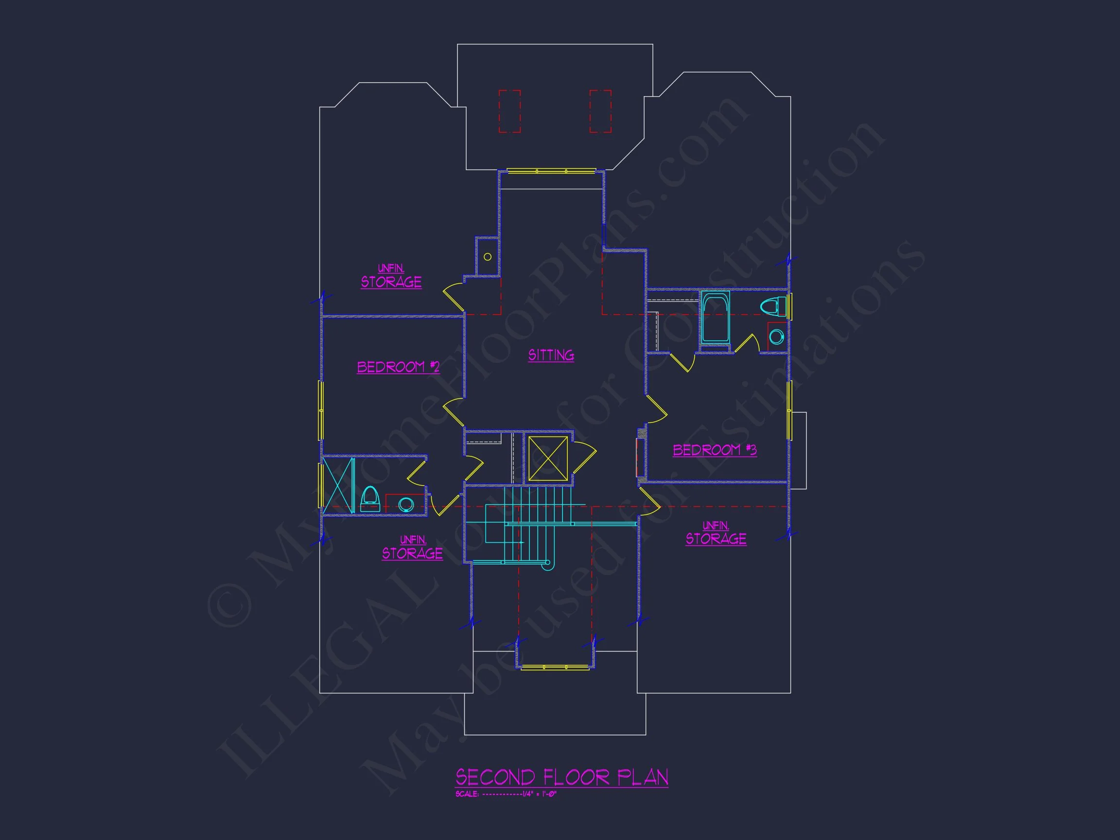Custom house Plan with 3 Floors – CAD Architectural Designs