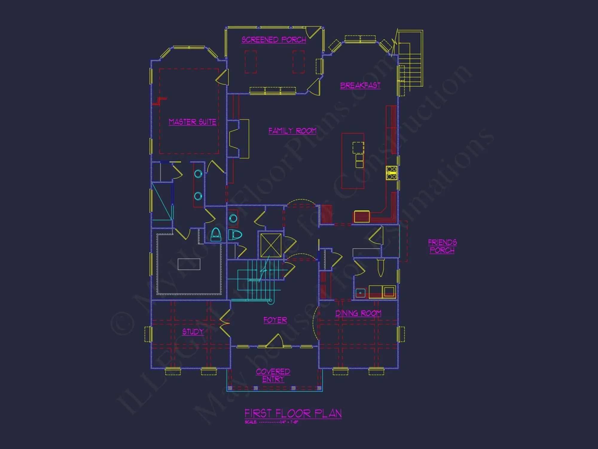 Custom house Plan with 3 Floors – CAD Architectural Designs