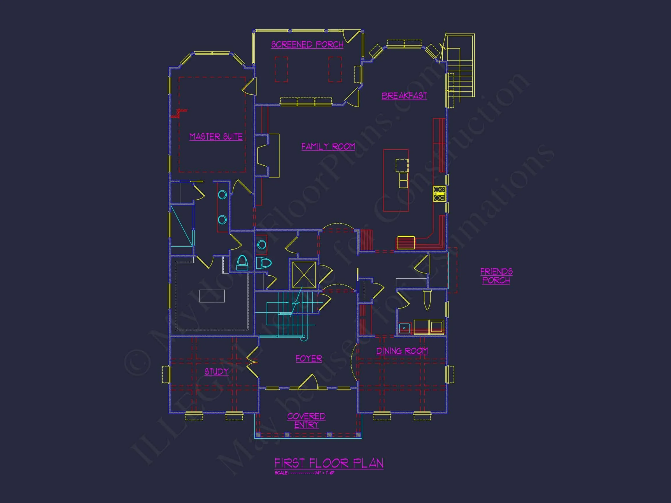 Custom house Plan with 3 Floors – CAD Architectural Designs