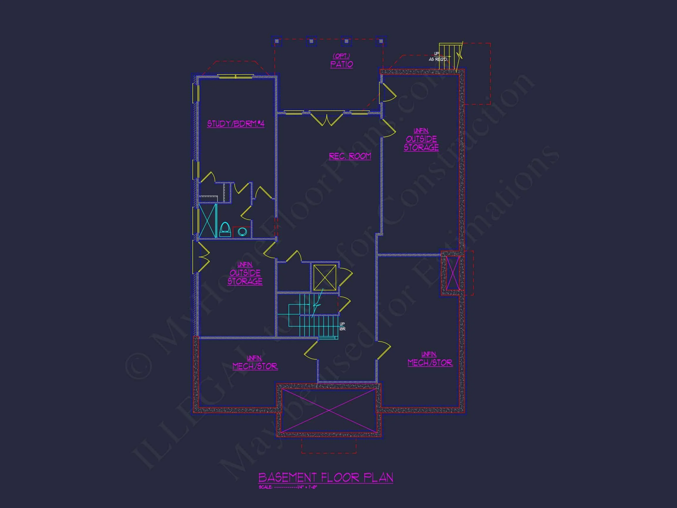 Custom house Plan with 3 Floors – CAD Architectural Designs