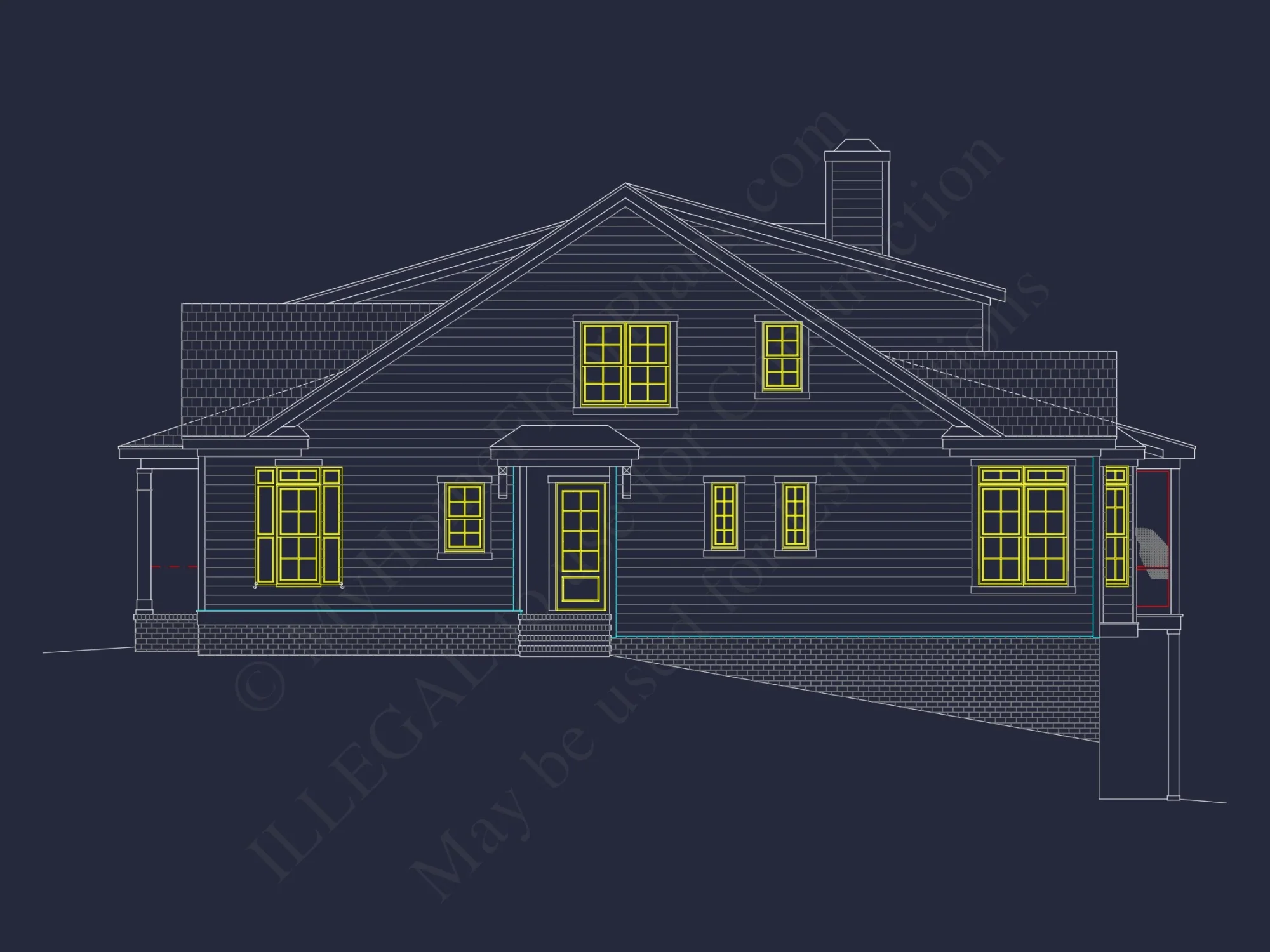 Custom house Plan with 3 Floors – CAD Architectural Designs
