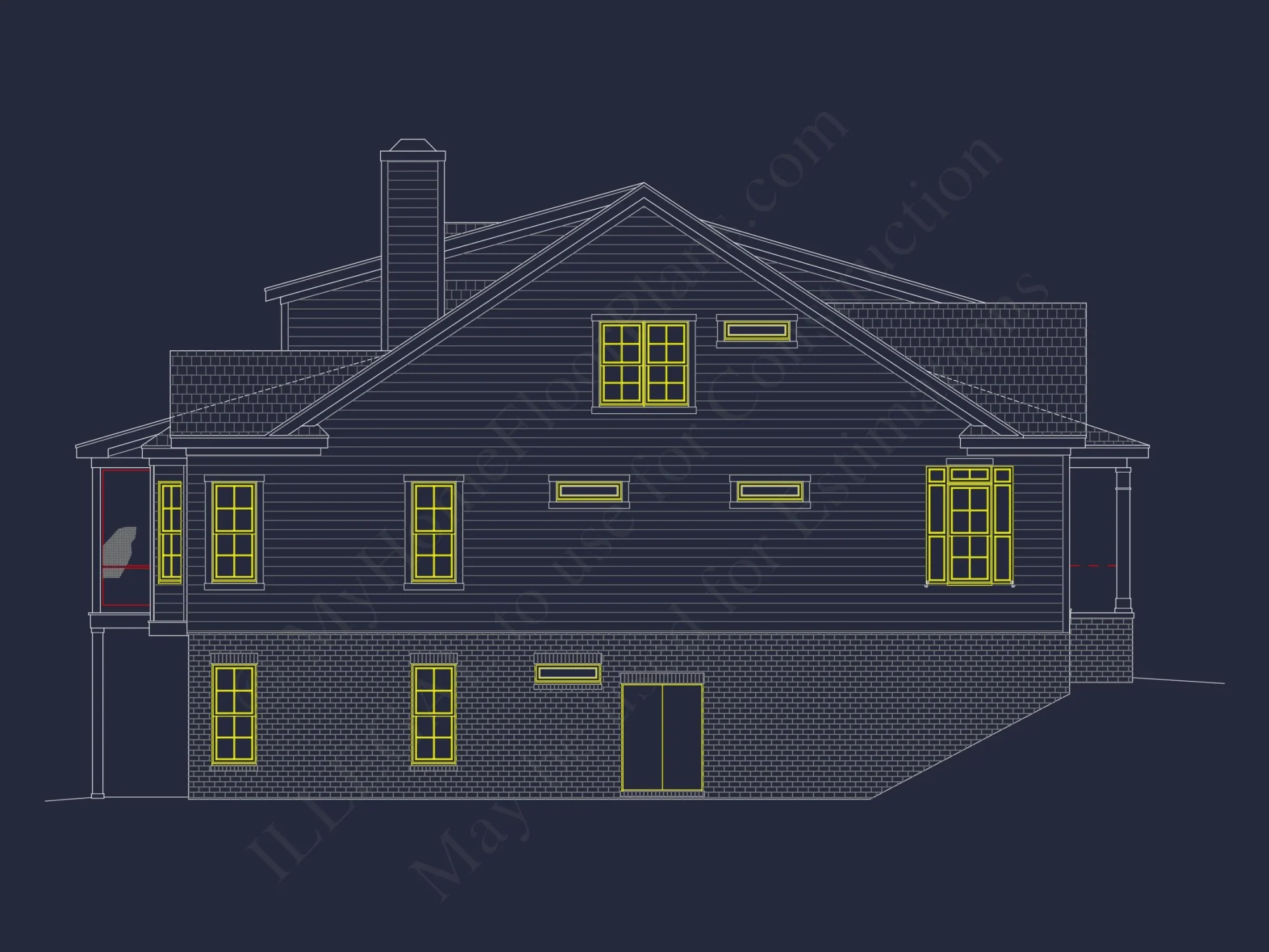 Custom house Plan with 3 Floors – CAD Architectural Designs
