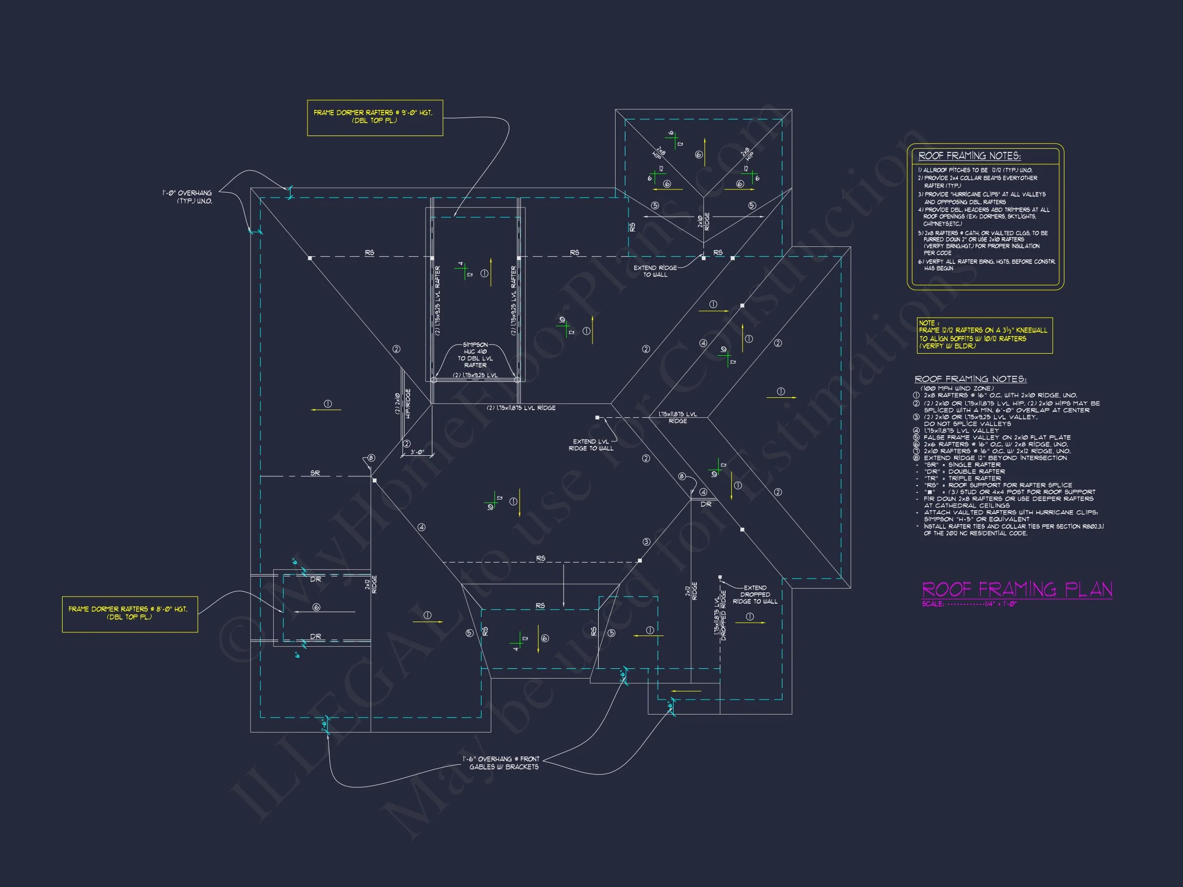 13-1721 HOUSE PLAN - Farmhouse House Plan - 4-Bed, 3-Bath, 3012 SF 11 Custom house Design: Floor Plan, Architecture, CAD Blueprint