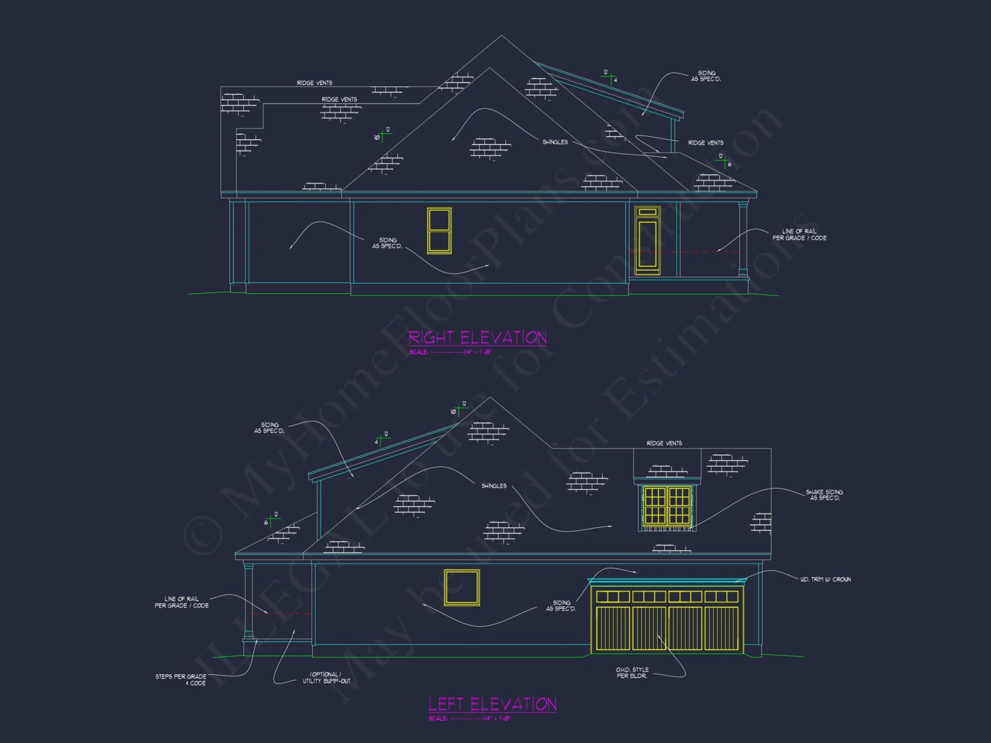 Custom house Design: Floor Plan, Architecture, CAD Blueprint
