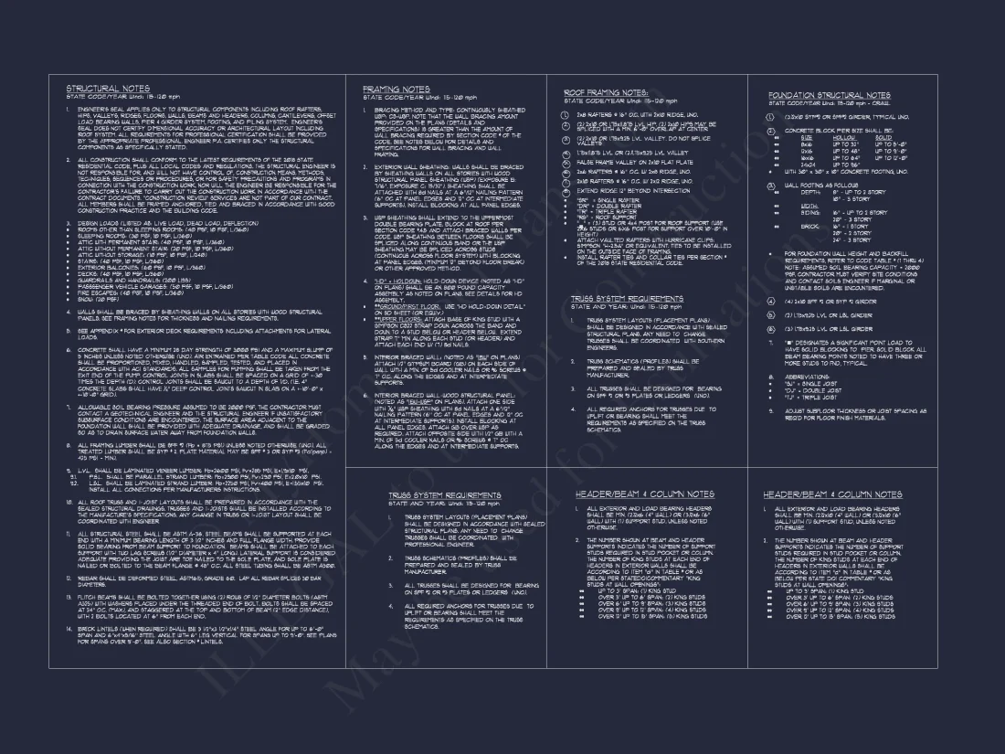 house Floor Plan with 4 Bedrooms, 2 Stories, and CAD Designs