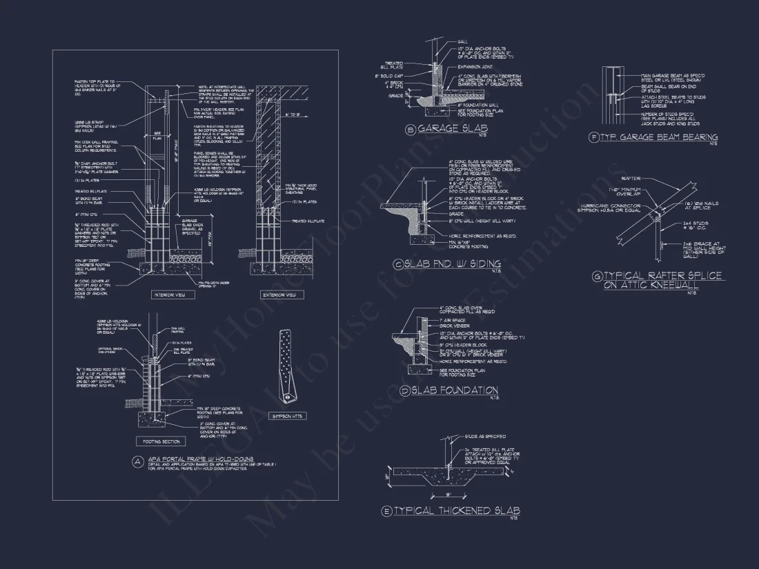 house Floor Plan with 4 Bedrooms, 2 Stories, and CAD Designs