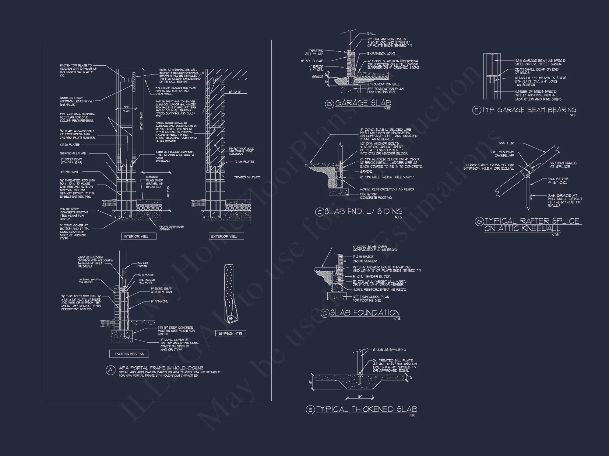 house Floor Plan with 4 Bedrooms, 2 Stories, and CAD Designs