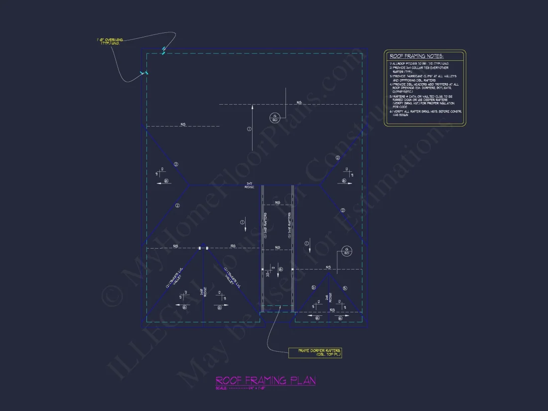 house Floor Plan with 4 Bedrooms, 2 Stories, and CAD Designs
