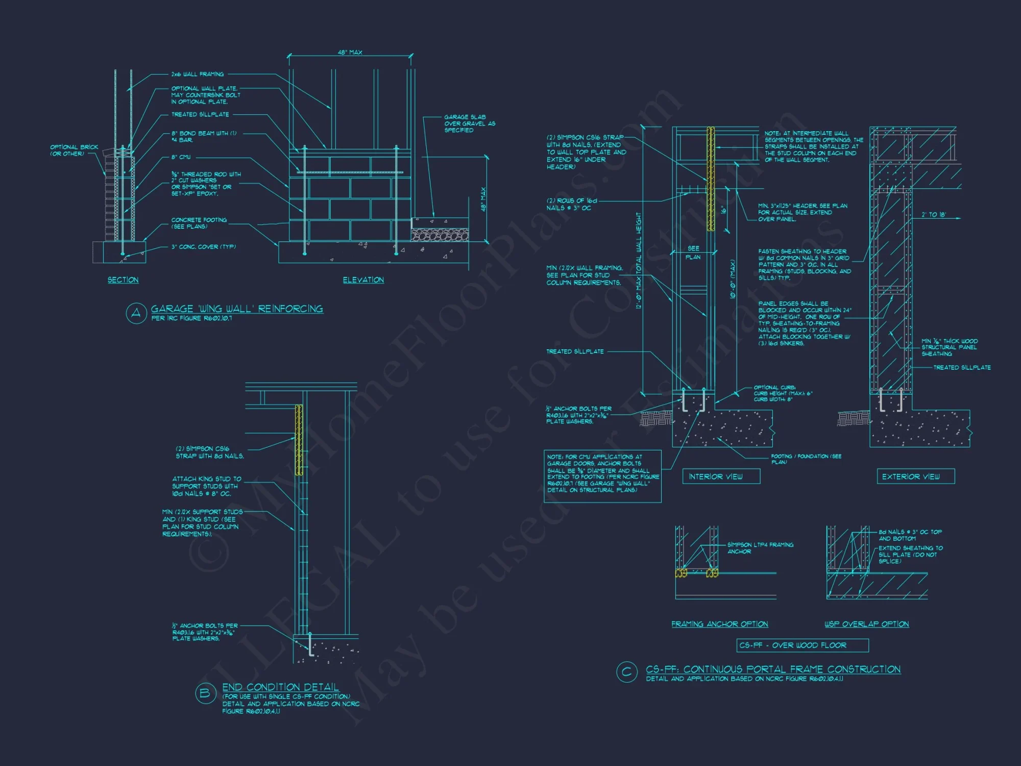 Detailed house Floor Plan Blueprint with CAD Designs