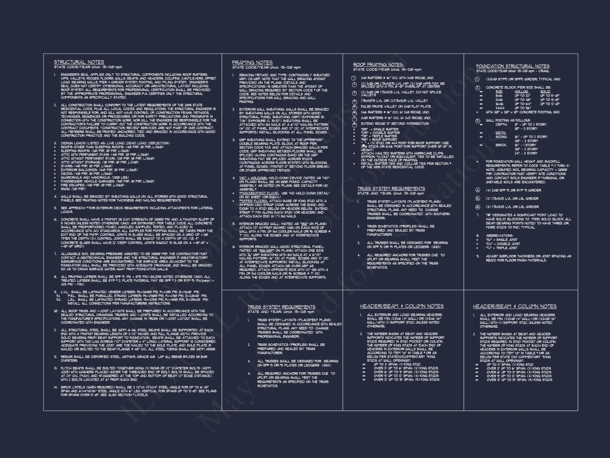 Craftsman house Floor Plan for Designers: Architecture CAD Blueprint