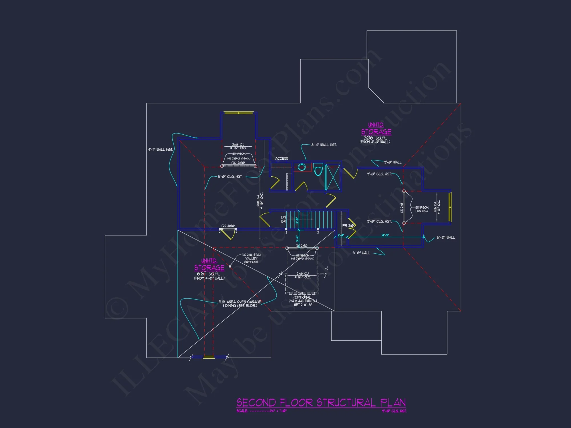 4-Bedroom Southern house Plan with Open Floor Designs
