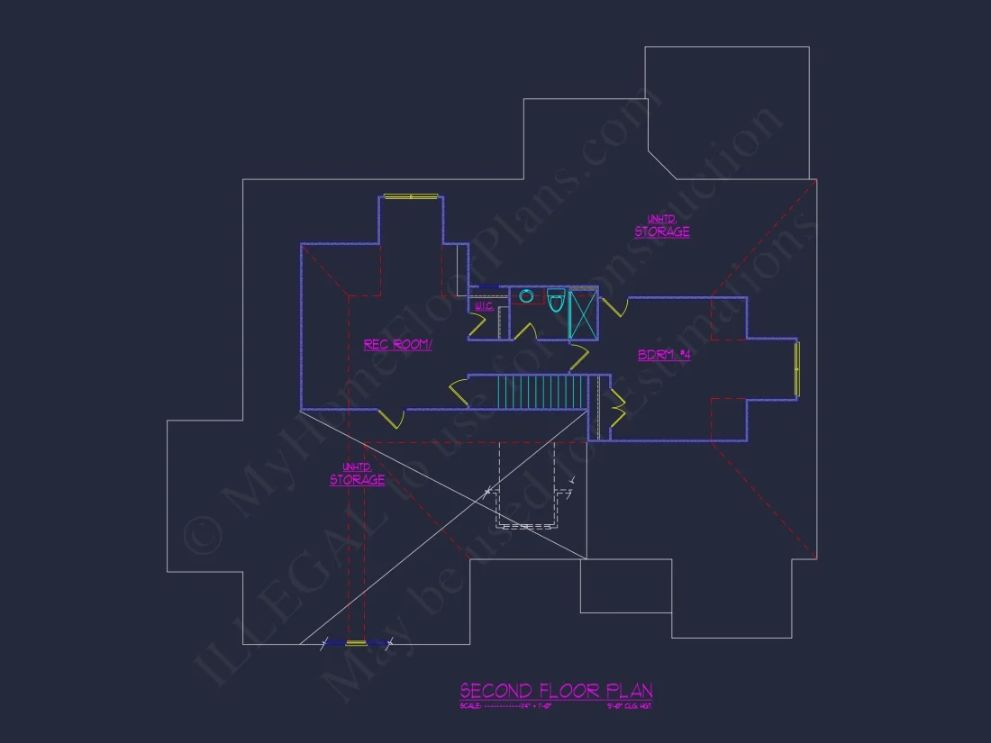 4-Bedroom Southern house Plan with Open Floor Designs