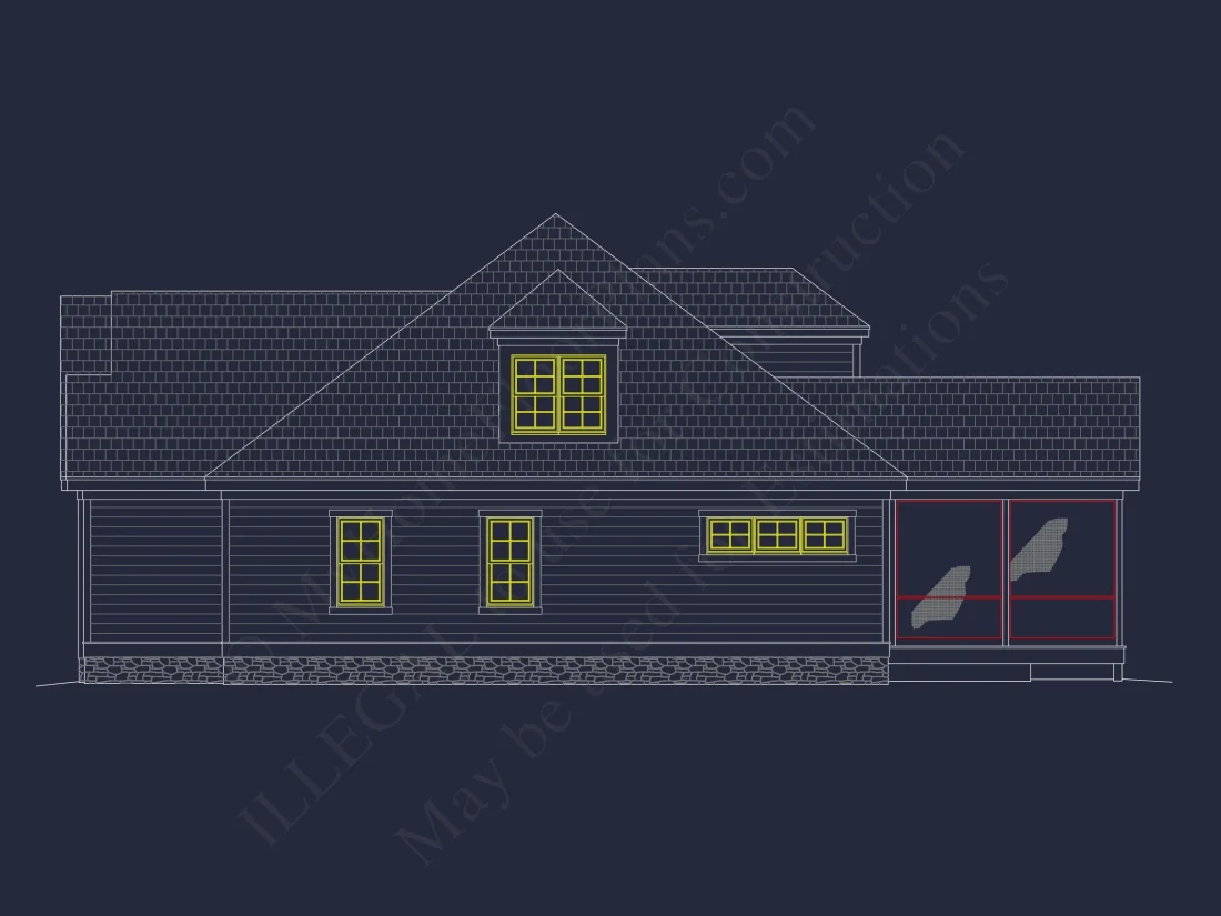 4-Bedroom Southern house Plan with Open Floor Designs