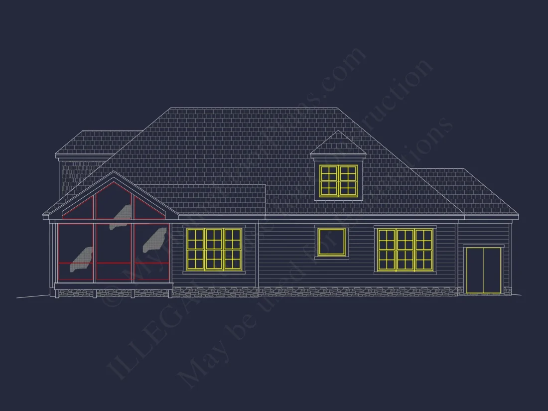 4-Bedroom Southern house Plan with Open Floor Designs