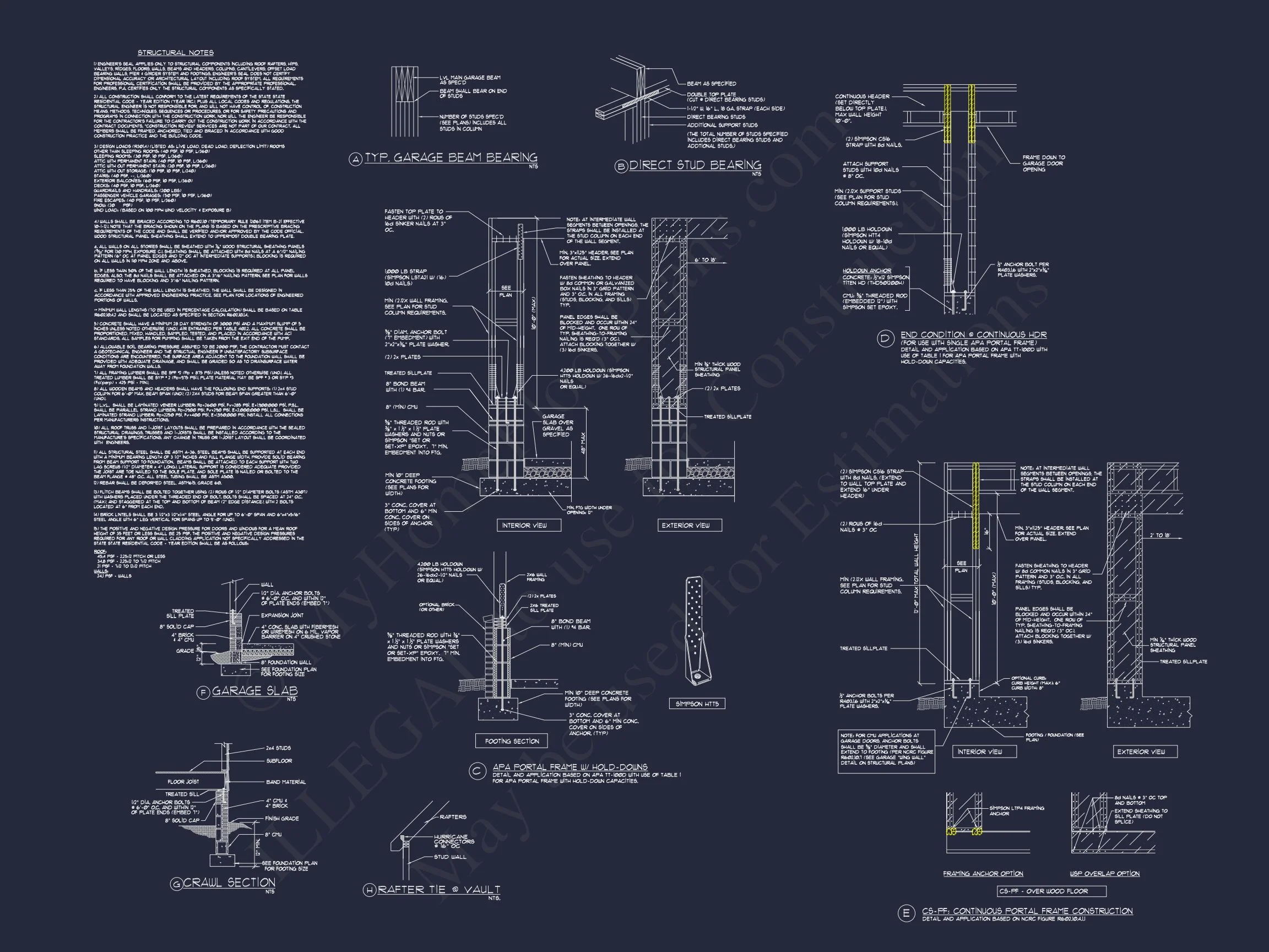 13-1366 HOUSE PLAN - Craftsman Ranch House Plan - 3-Bed, 3-Bath, 2500 SF 14 Charming house Plan with Spacious Floor Plan and CAD Design