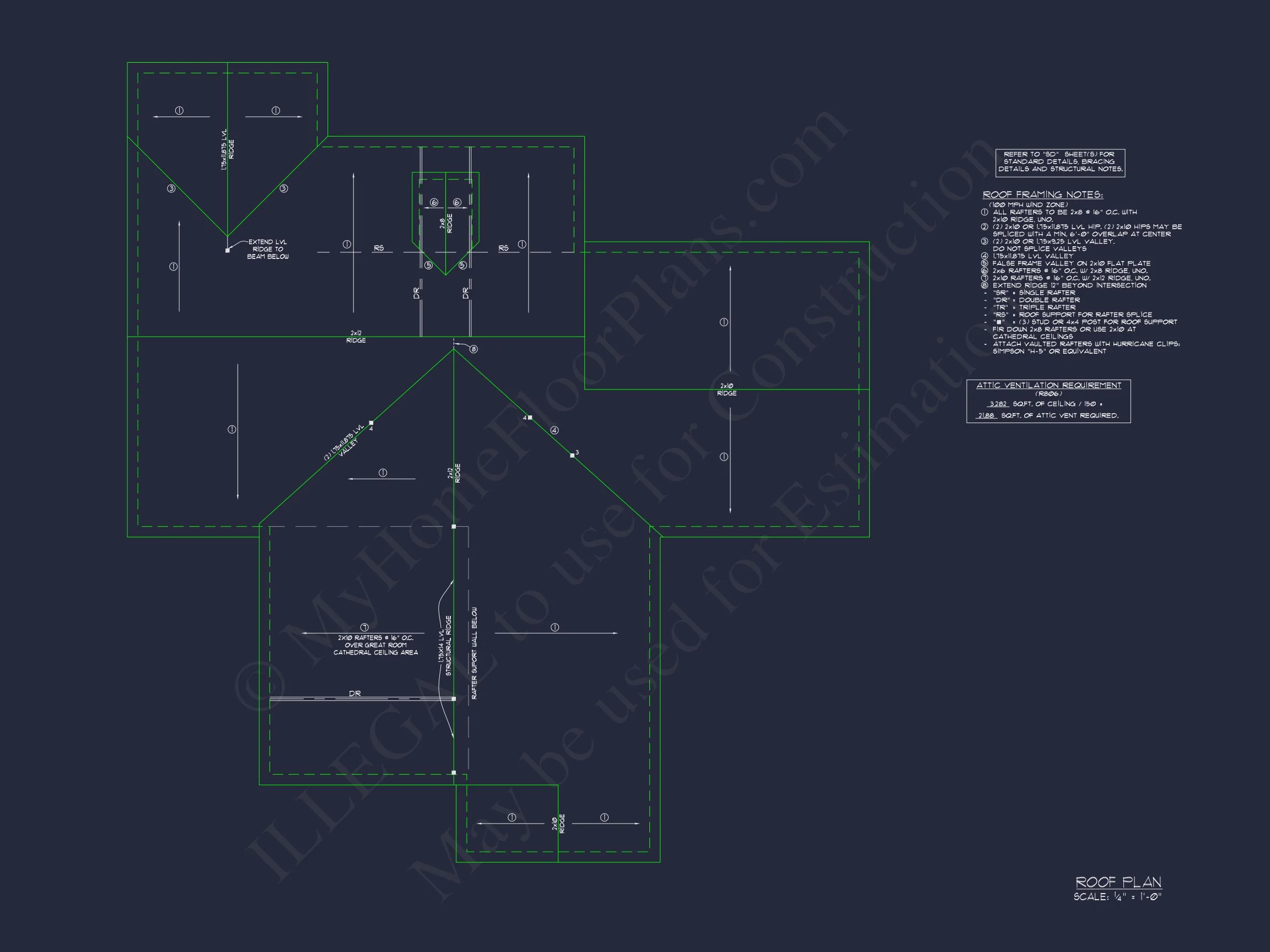 13-1366 HOUSE PLAN - Craftsman Ranch House Plan - 3-Bed, 3-Bath, 2500 SF 13 Charming house Plan with Spacious Floor Plan and CAD Design
