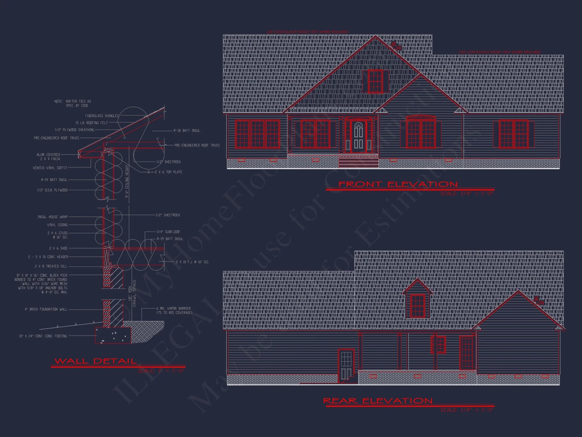 Charming house Plan with Spacious Floor Plan and CAD Design