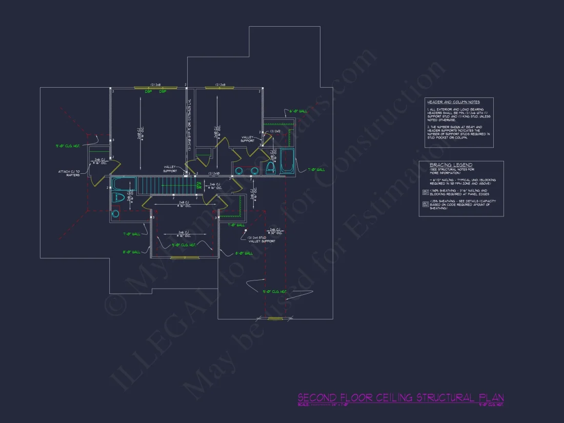 Modern Craftsman house Plan with CAD Blueprints & Designs