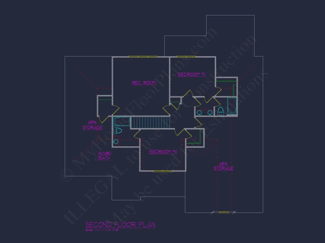 Modern Craftsman house Plan with CAD Blueprints & Designs