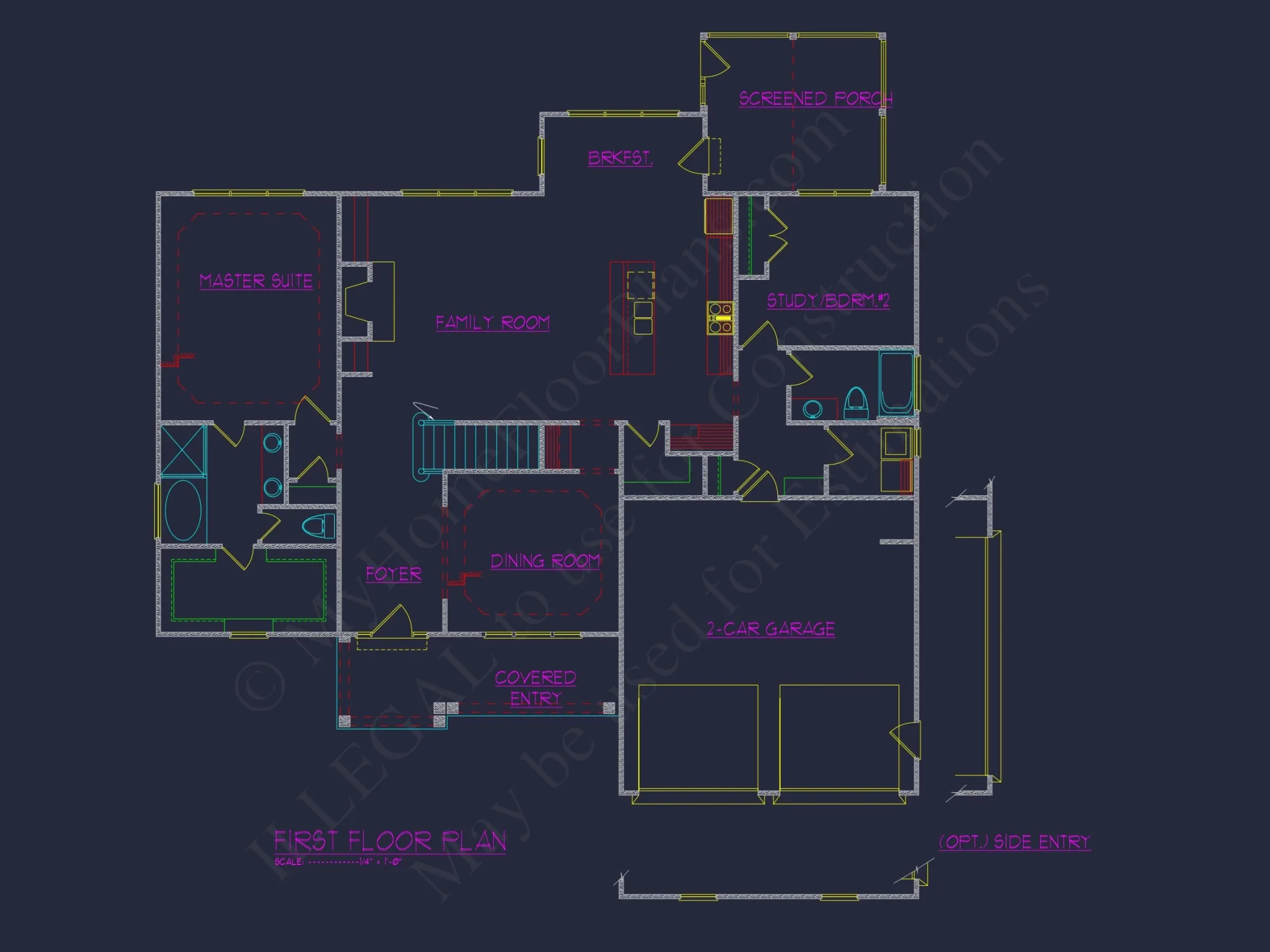 Modern Craftsman house Plan with CAD Blueprints & Designs