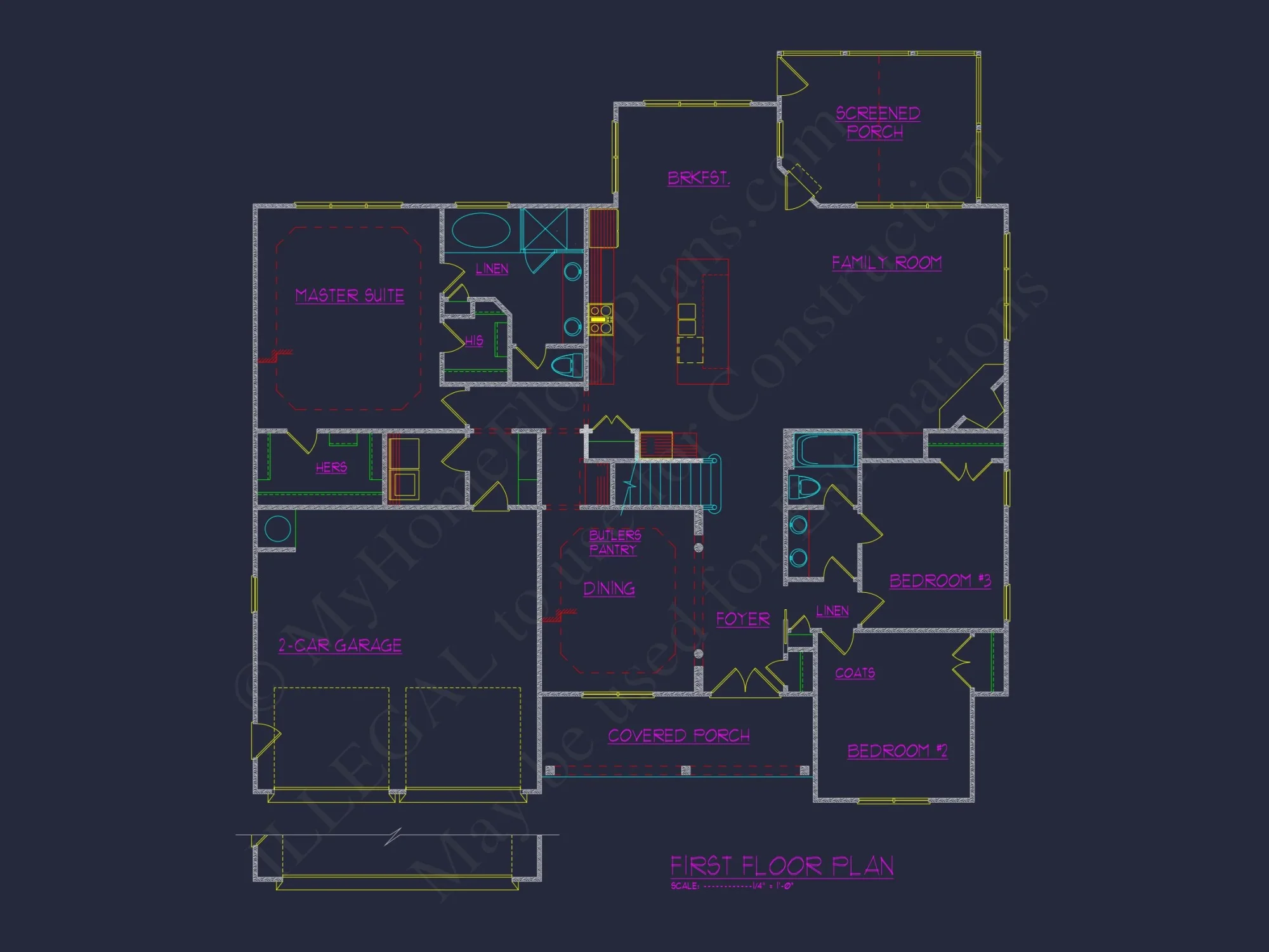 Custom house Floor Plan with Spacious Layout and Stunning CAD Designs