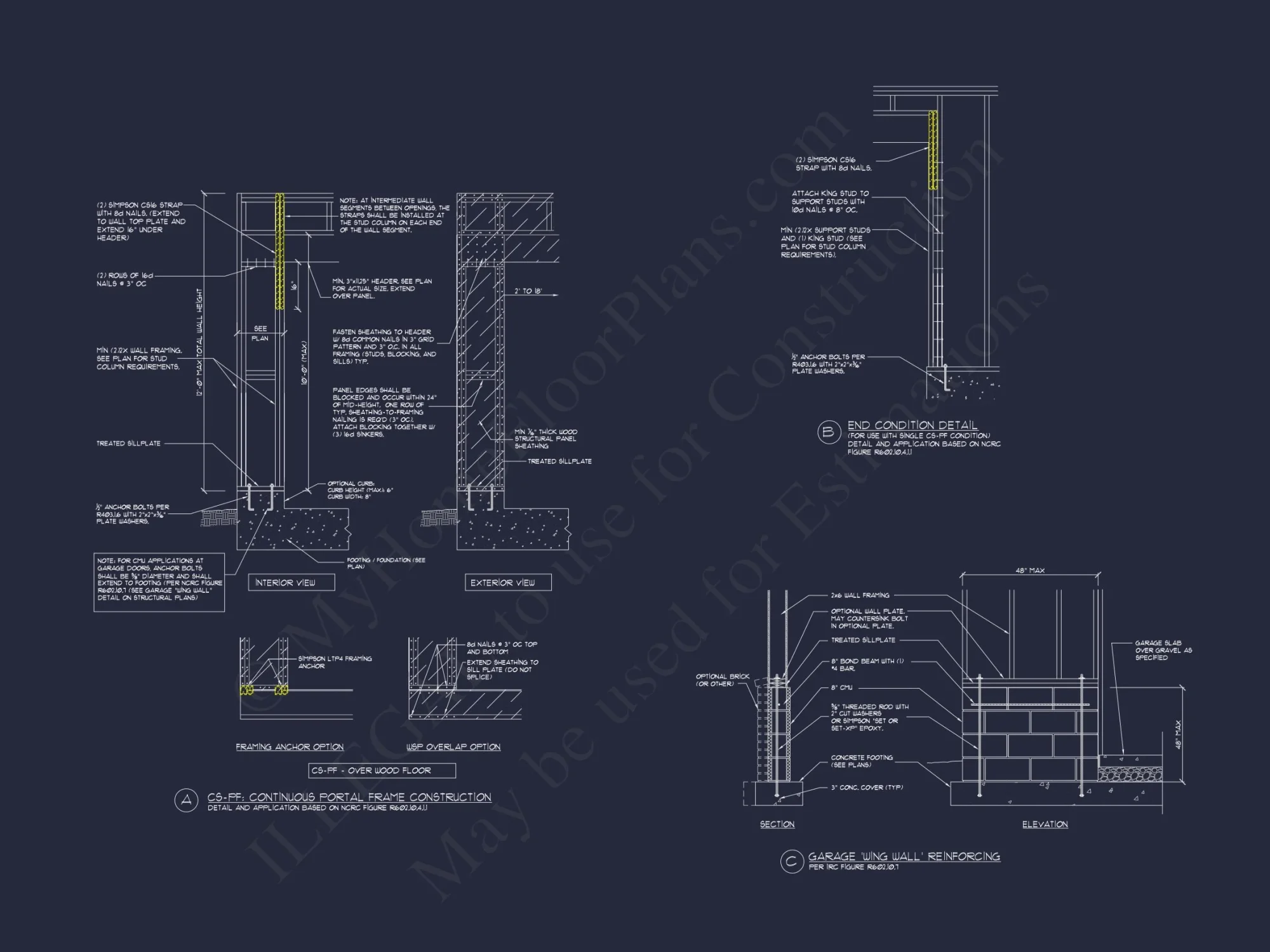 Customizable house Plan with Floor Plans & CAD Designs