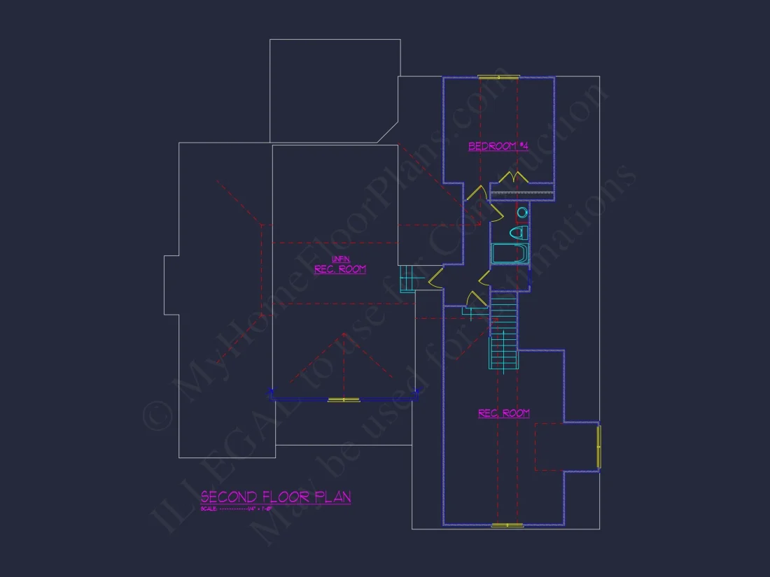 Two-story house Plan with Modern Craftsman Blueprint Designs